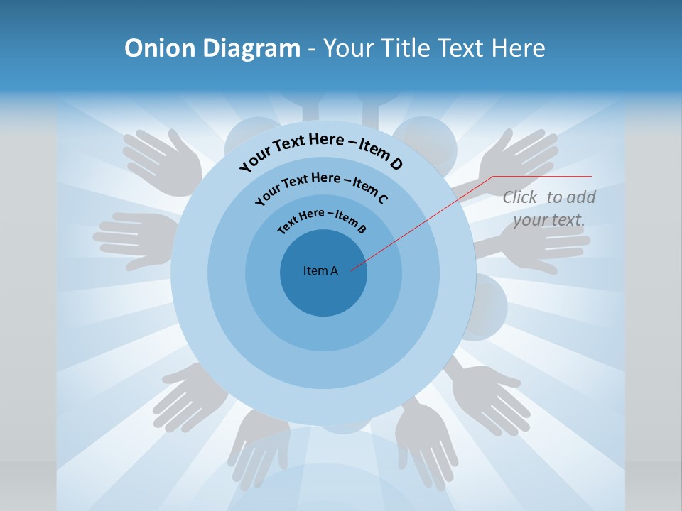 Beam Hands Five PowerPoint Template