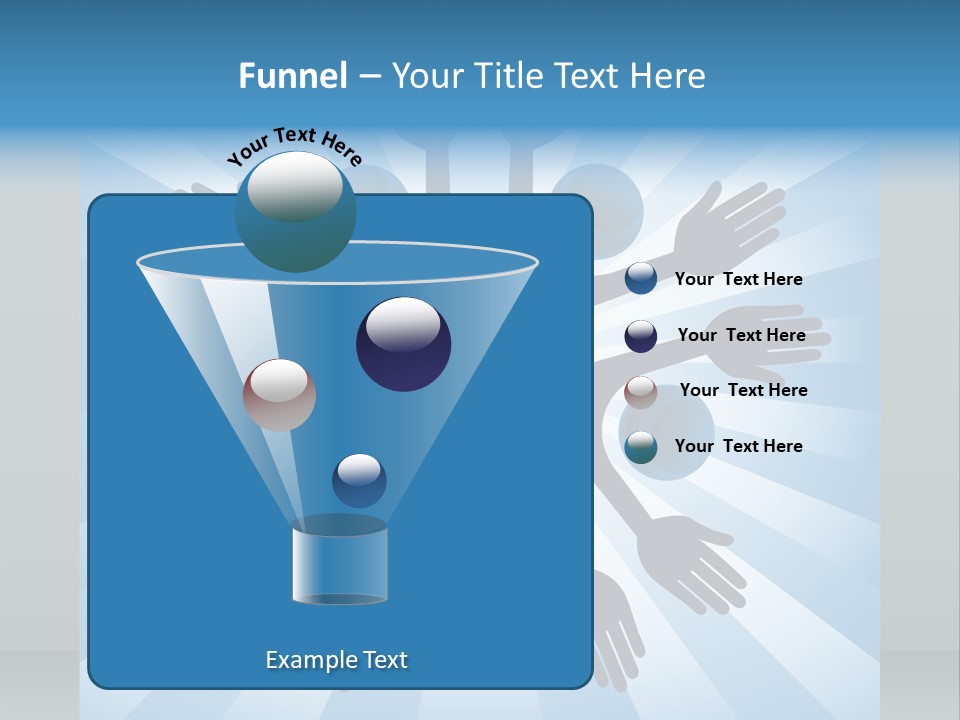 Beam Hands Five PowerPoint Template