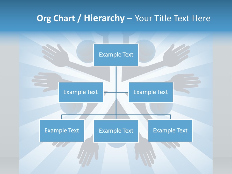 Beam Hands Five PowerPoint Template