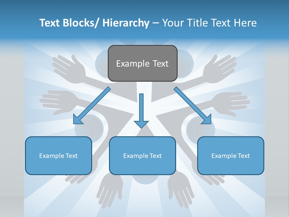 Beam Hands Five PowerPoint Template