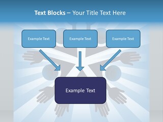 Beam Hands Five PowerPoint Template