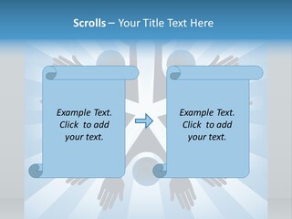 Beam Hands Five PowerPoint Template