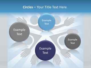 Beam Hands Five PowerPoint Template
