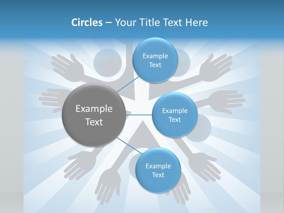Beam Hands Five PowerPoint Template