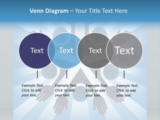 Beam Hands Five PowerPoint Template