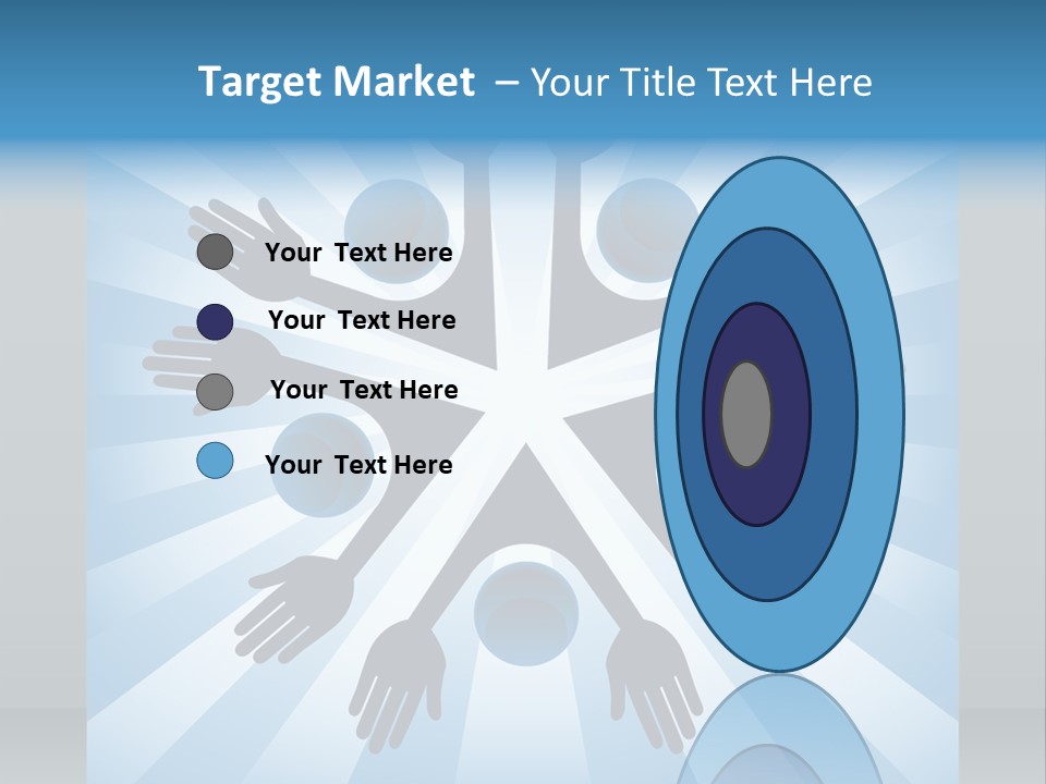 Beam Hands Five PowerPoint Template
