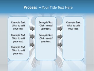 Beam Hands Five PowerPoint Template