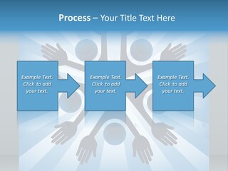Beam Hands Five PowerPoint Template