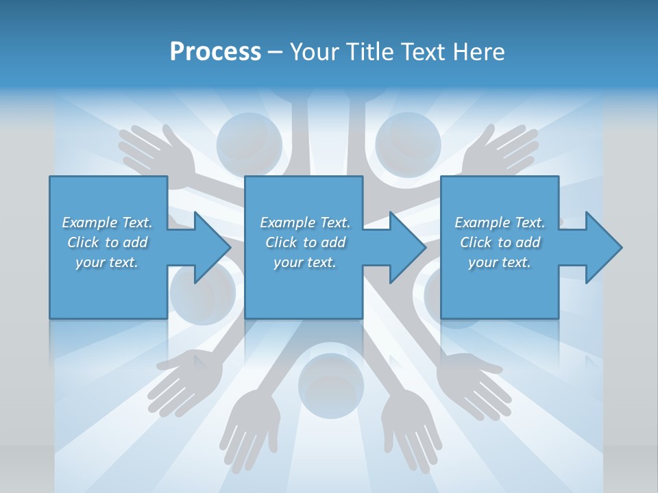 Beam Hands Five PowerPoint Template
