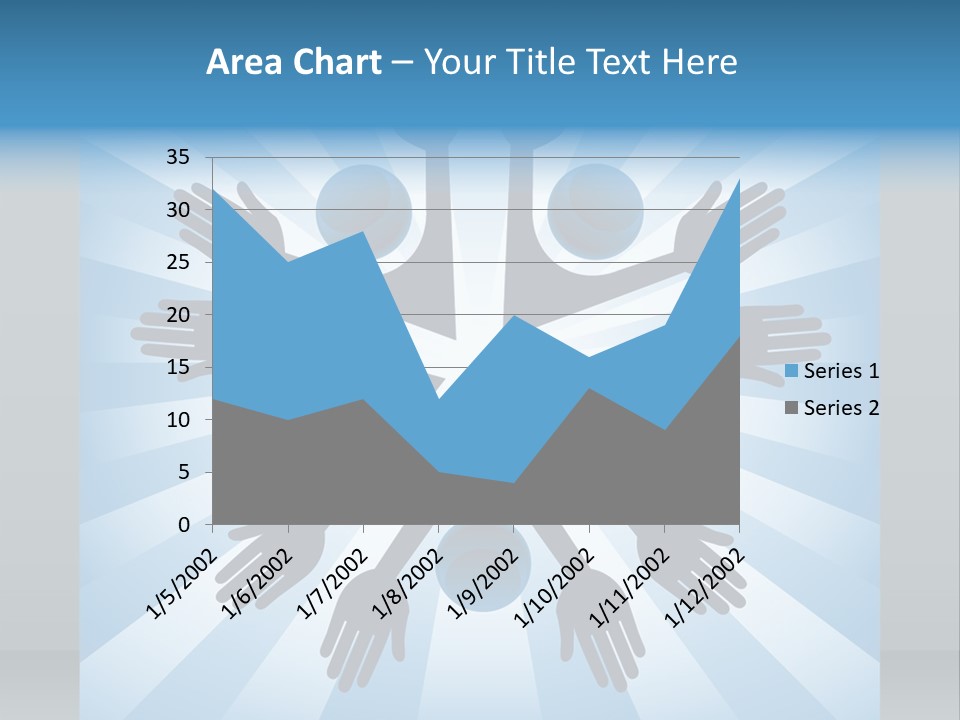 Beam Hands Five PowerPoint Template