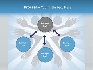 Beam Hands Five PowerPoint Template