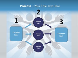 Beam Hands Five PowerPoint Template