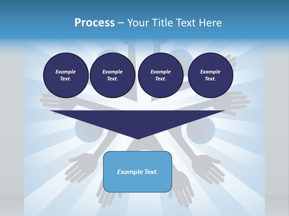 Beam Hands Five PowerPoint Template
