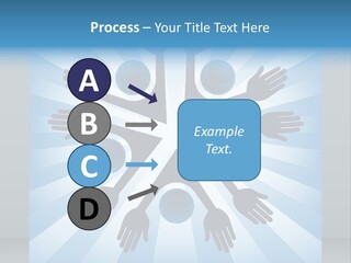 Beam Hands Five PowerPoint Template