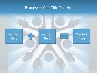 Beam Hands Five PowerPoint Template