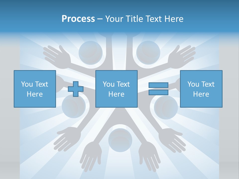 Beam Hands Five PowerPoint Template