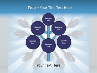Beam Hands Five PowerPoint Template