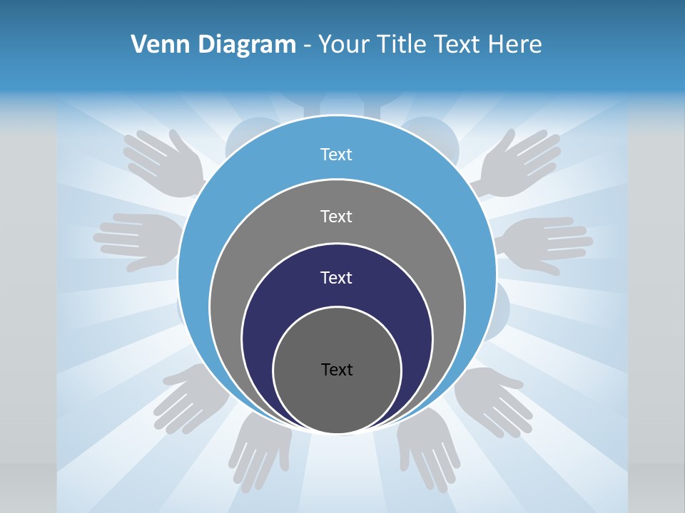 Beam Hands Five PowerPoint Template