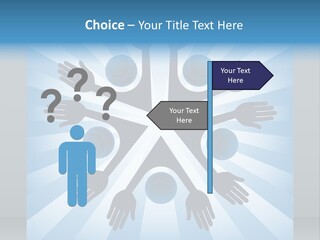 Beam Hands Five PowerPoint Template