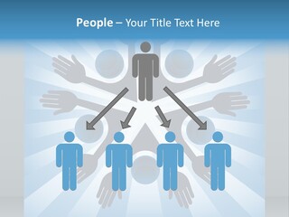 Beam Hands Five PowerPoint Template