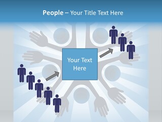 Beam Hands Five PowerPoint Template