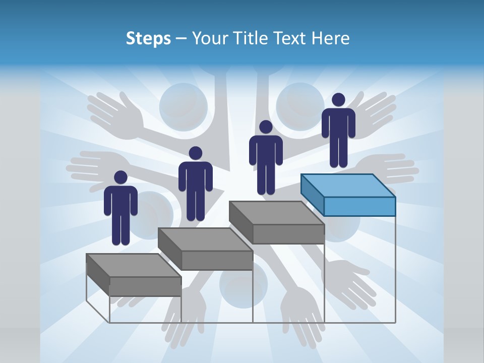 Beam Hands Five PowerPoint Template