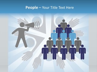 Beam Hands Five PowerPoint Template