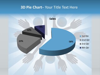Beam Hands Five PowerPoint Template
