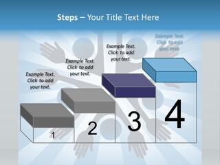 Beam Hands Five PowerPoint Template