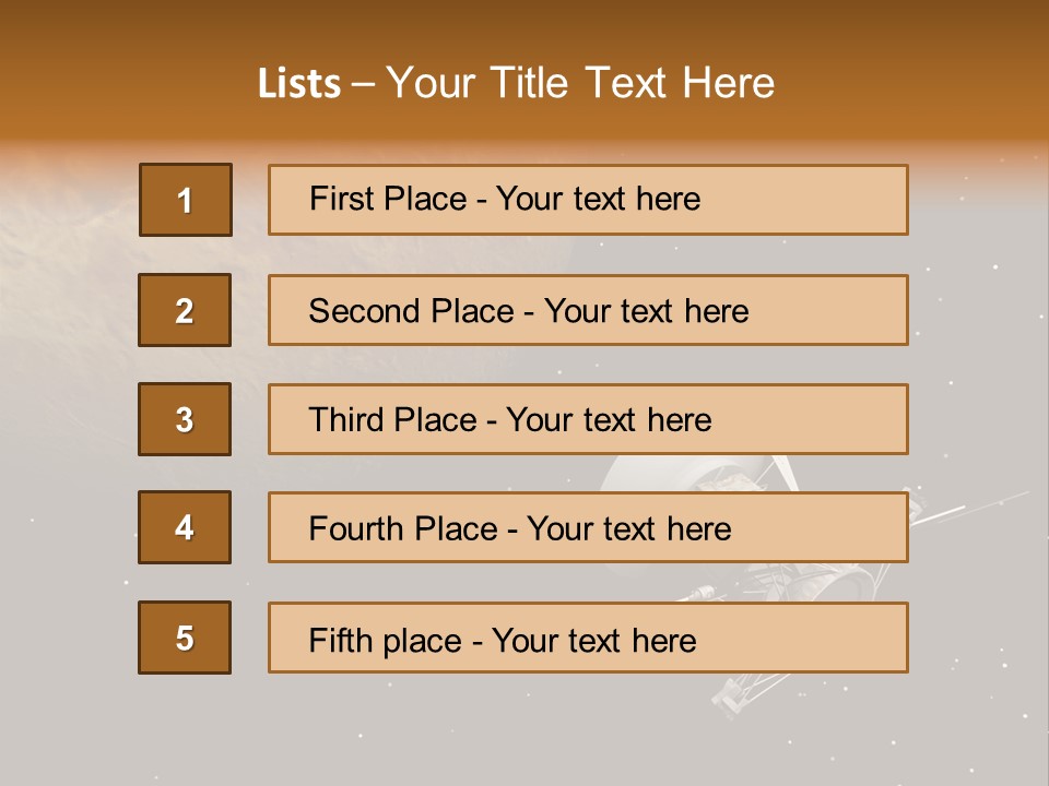 Messenger Space Nasa PowerPoint Template