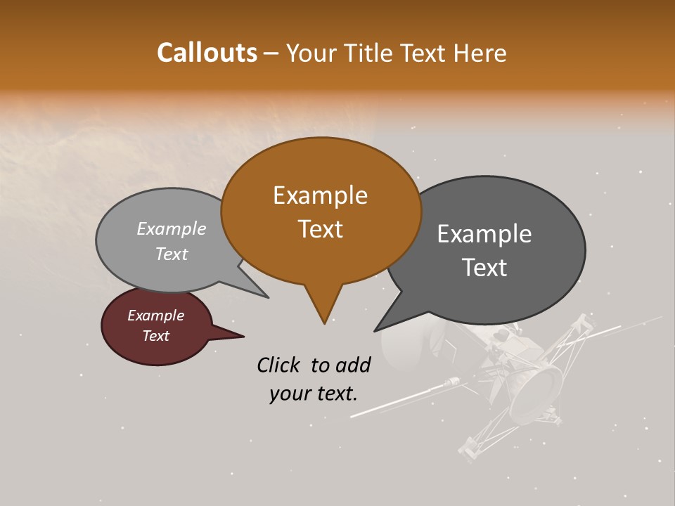 Messenger Space Nasa PowerPoint Template