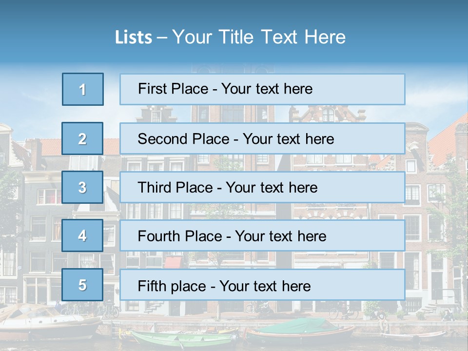 Famous Travel Cities PowerPoint Template