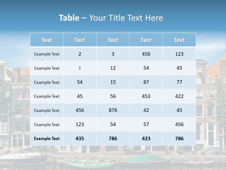 Famous Travel Cities PowerPoint Template
