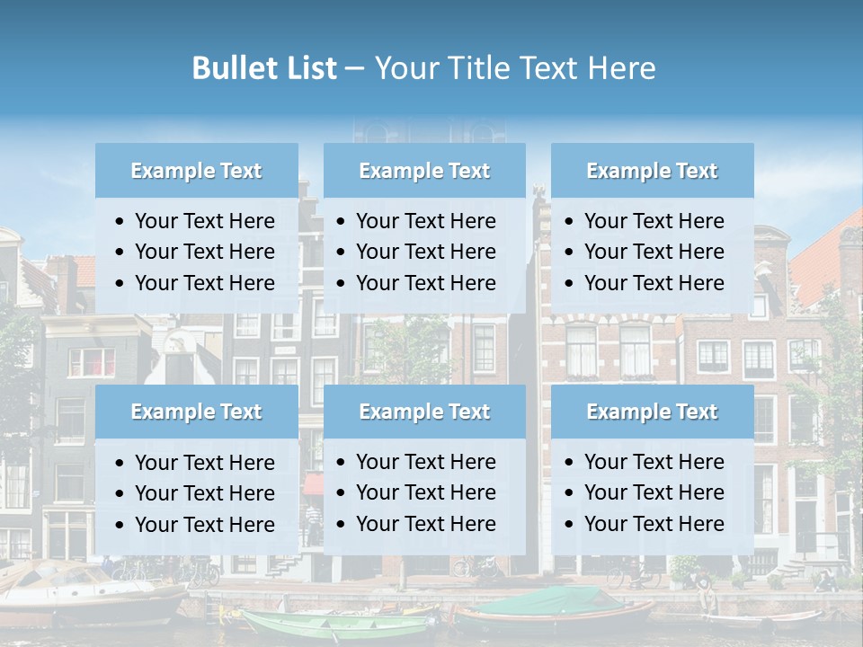 Famous Travel Cities PowerPoint Template