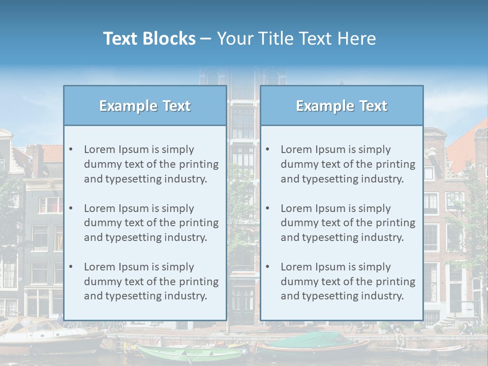 Famous Travel Cities PowerPoint Template