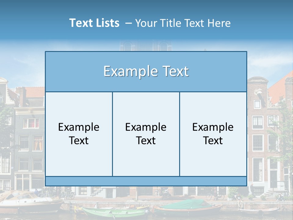 Famous Travel Cities PowerPoint Template