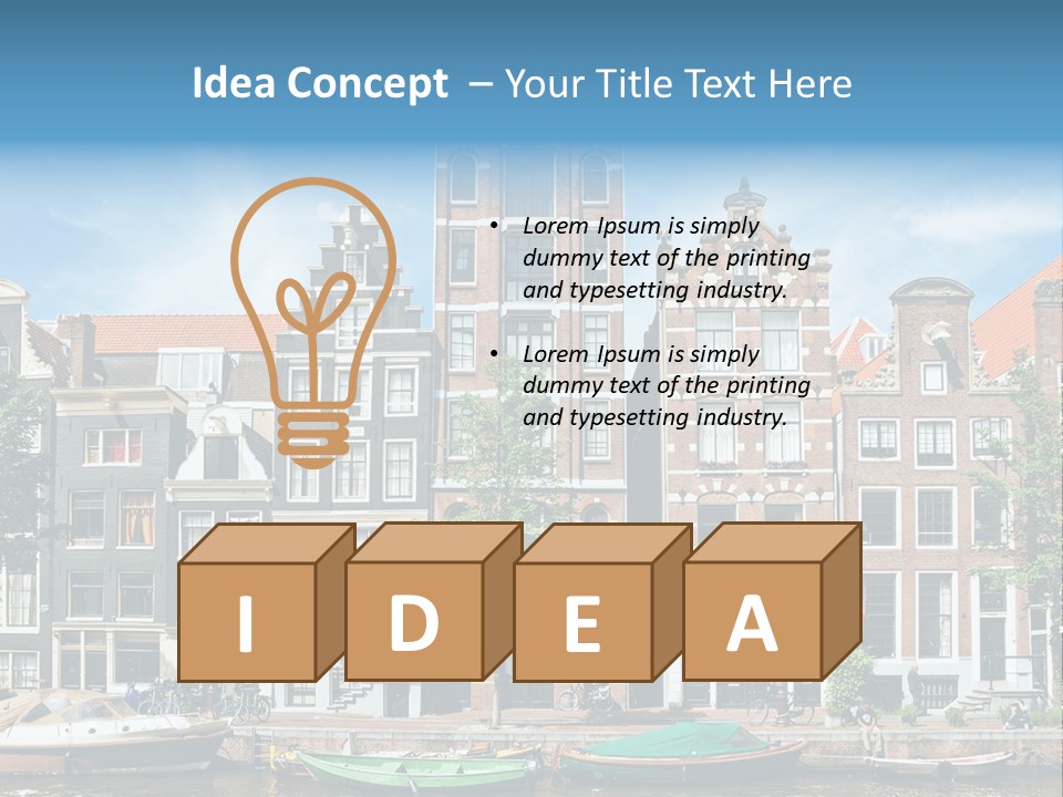 Famous Travel Cities PowerPoint Template