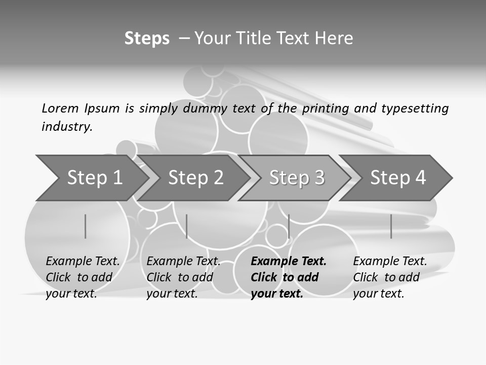 Iron Pattern Render PowerPoint Template