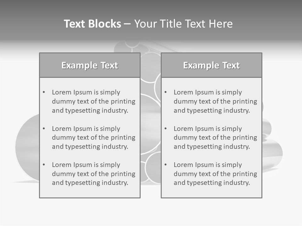 Iron Pattern Render PowerPoint Template