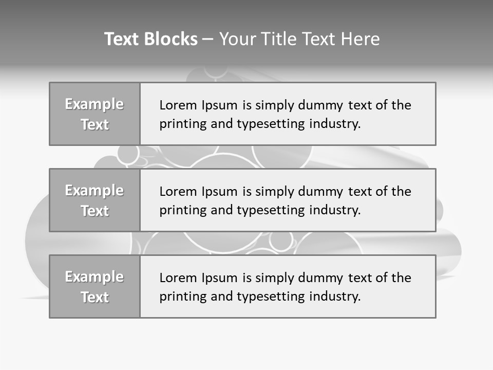 Iron Pattern Render PowerPoint Template