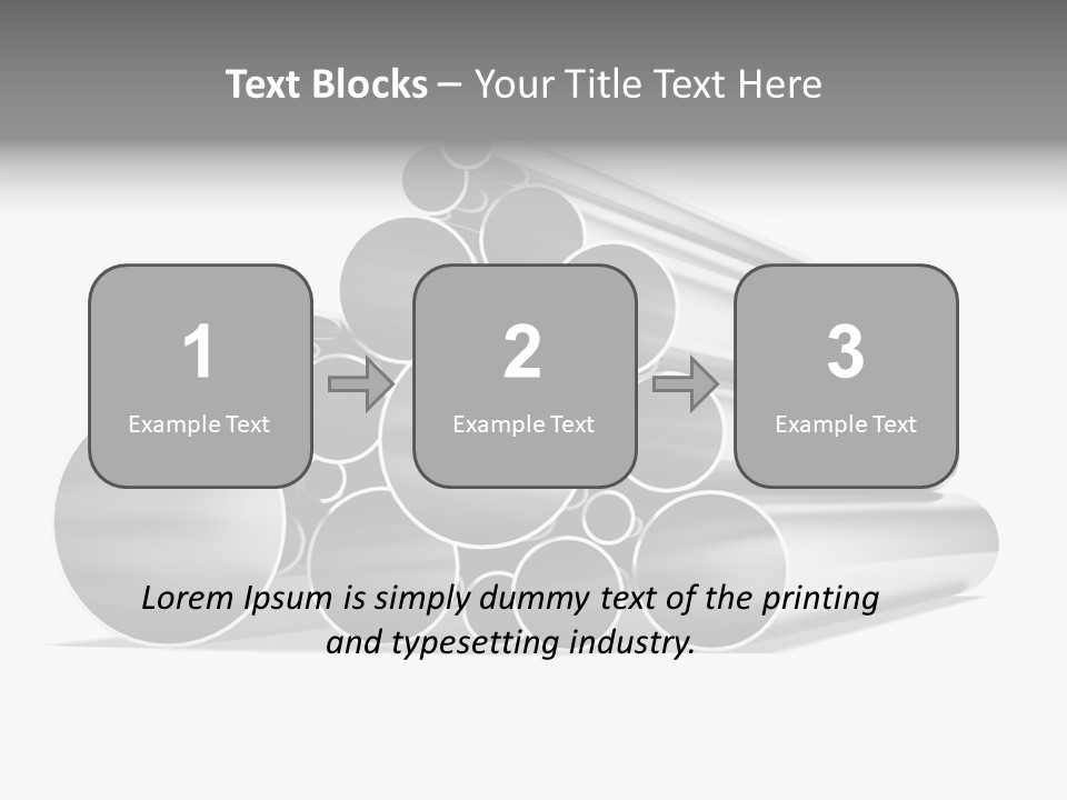 Iron Pattern Render PowerPoint Template