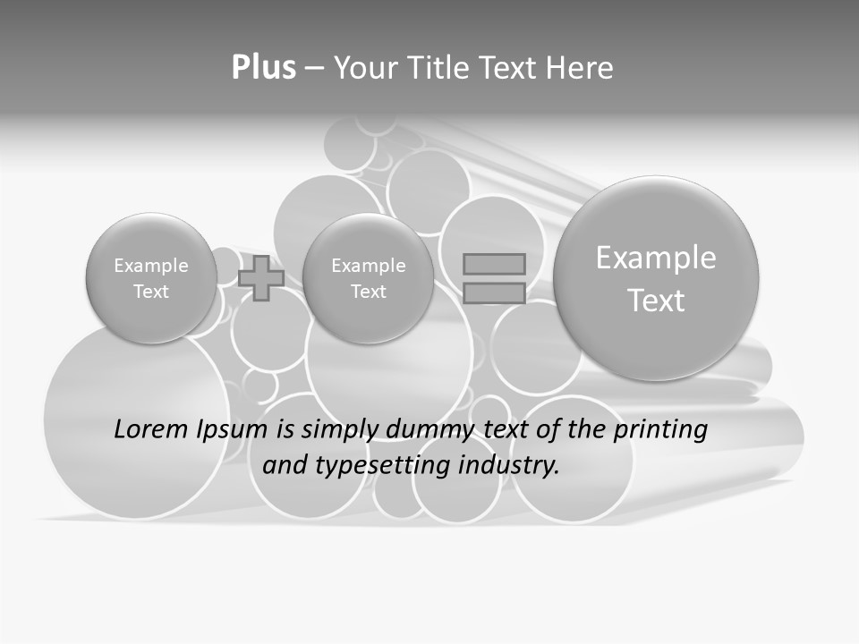 Iron Pattern Render PowerPoint Template