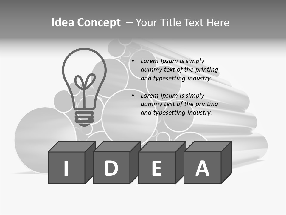 Iron Pattern Render PowerPoint Template