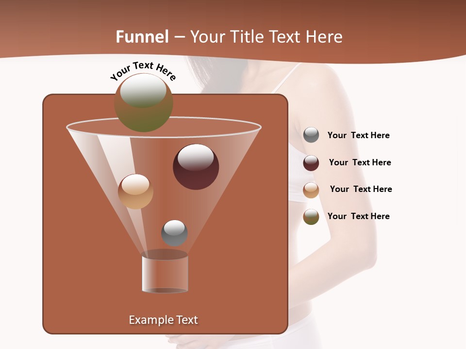 A Pregnant Woman In A White Top And Shorts PowerPoint Template