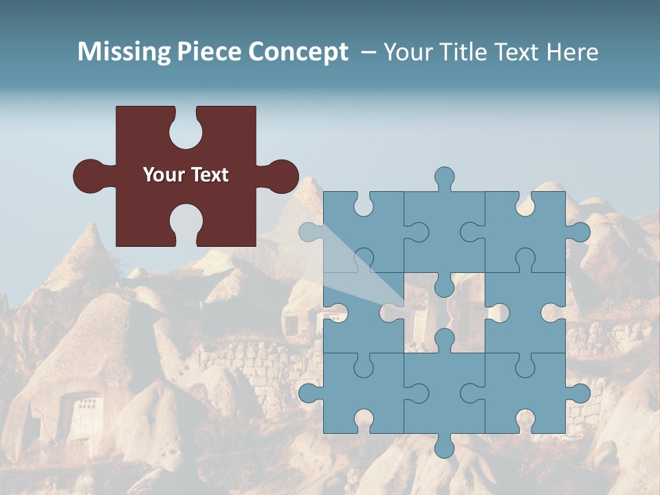 Scene Old Erosion PowerPoint Template