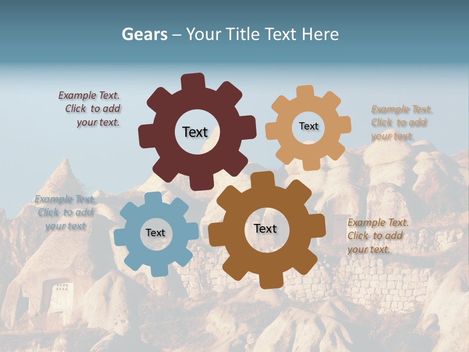 Scene Old Erosion PowerPoint Template