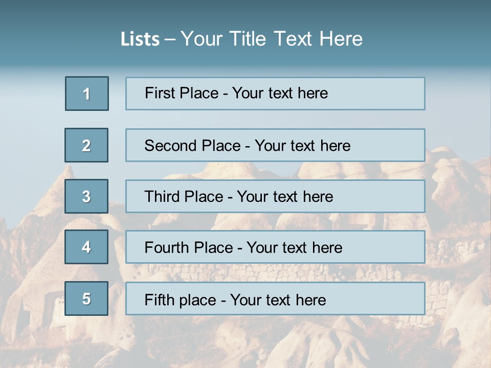 Scene Old Erosion PowerPoint Template