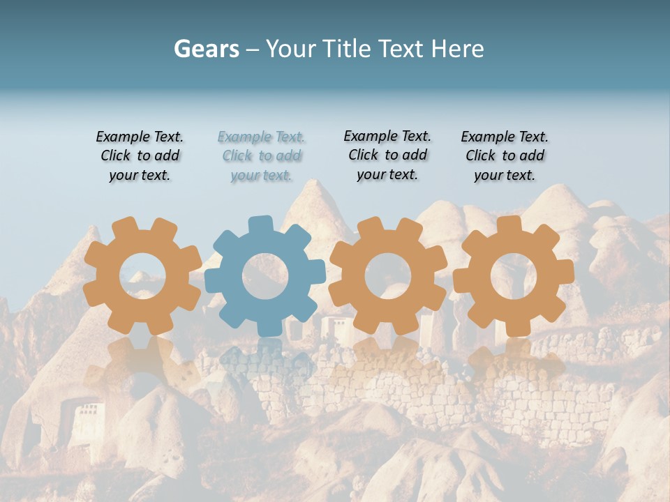 Scene Old Erosion PowerPoint Template