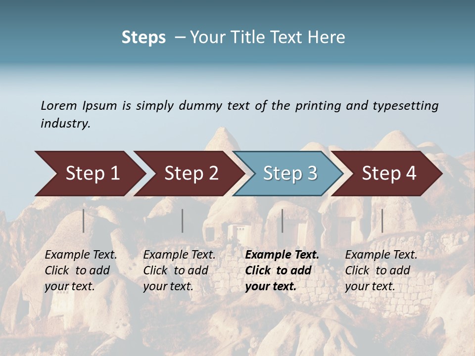 Scene Old Erosion PowerPoint Template