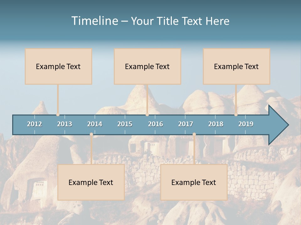 Scene Old Erosion PowerPoint Template